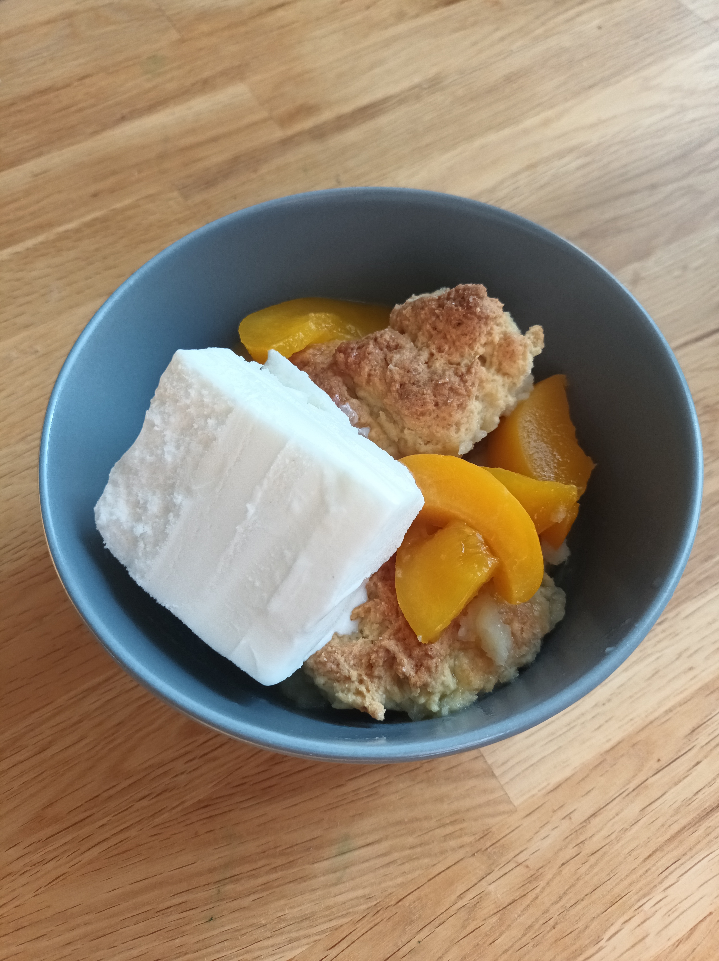 Peach cobbler